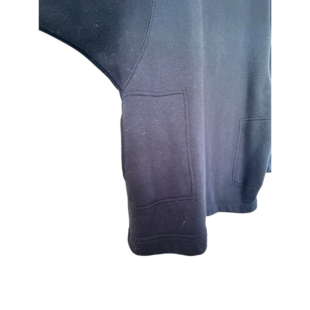 FP Beach by Free People Black Balloon Sleeve Tunic Sweatshirt Women's Small USA - Picture 2 of 7